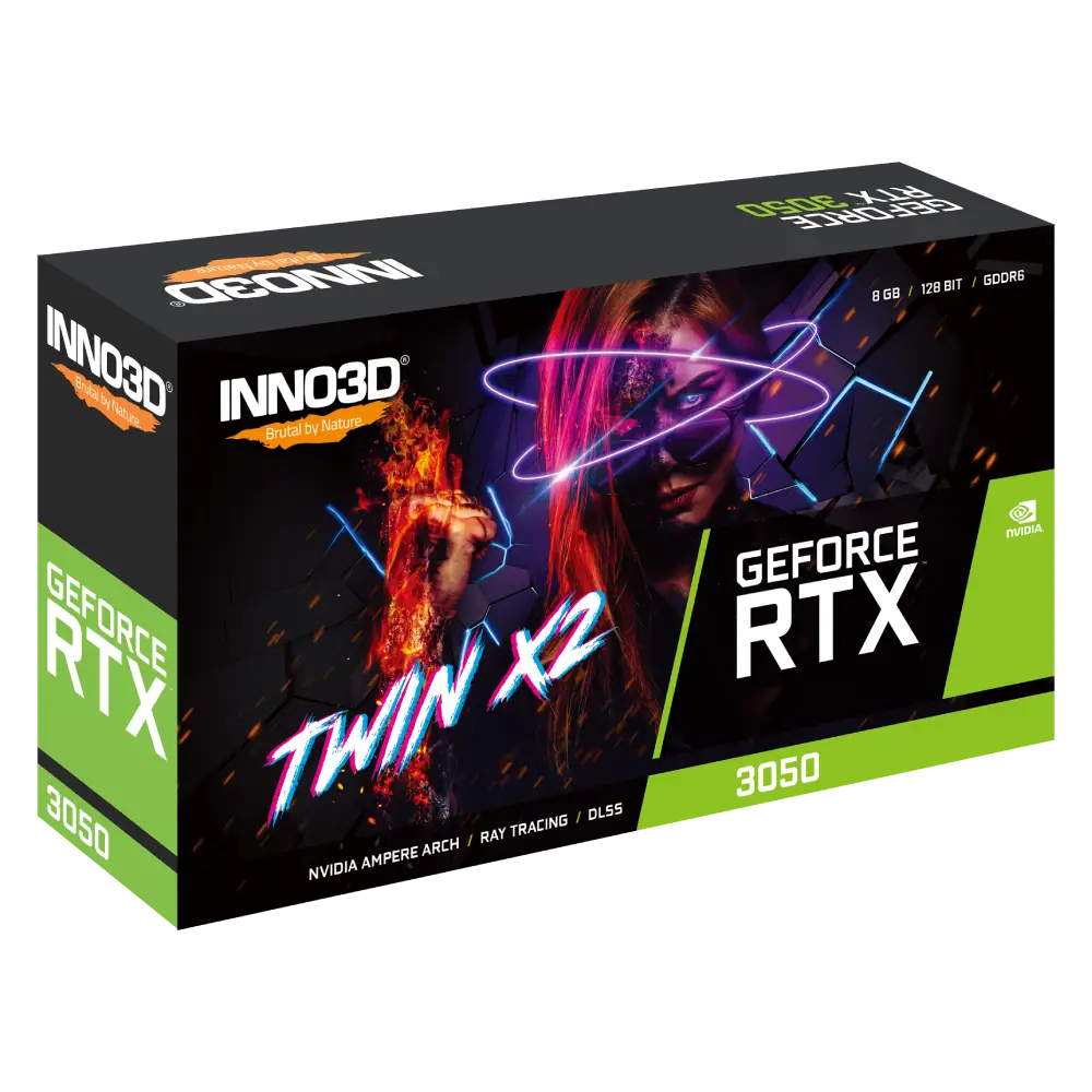 Inno3D RTX 3050 in Ajman | Twin X2 8GB GDDR6