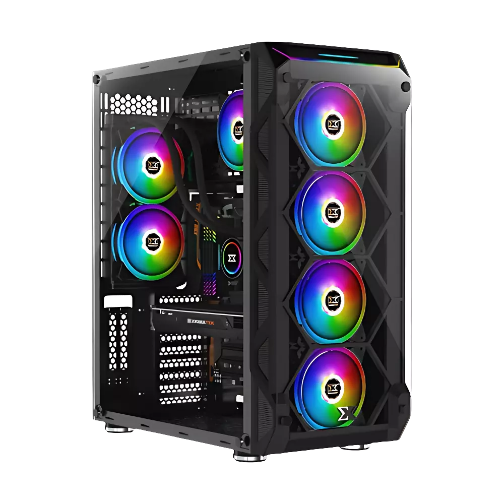 Xigmatek Overtake in Ajman | Buy Rainbow RGB Gaming Case