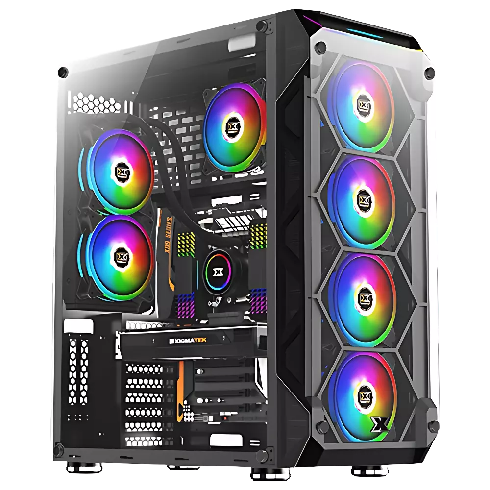 Xigmatek Overtake in Ajman | Buy Rainbow RGB Gaming Case
